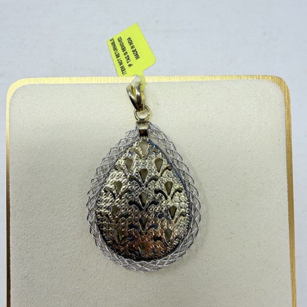 Shop LC Milaan 14K Yellow Gold Over Sterling Silver Pendant without Chain‎ 5454